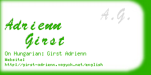 adrienn girst business card